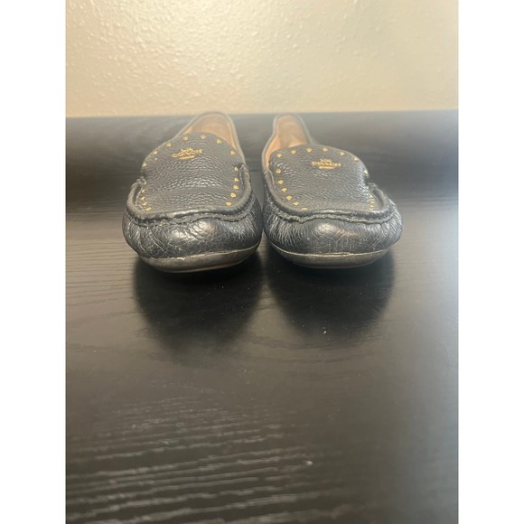 Coach McKenna Driver Leather Loafer Shoes Black Size 8.5 - Picture 3 of 12